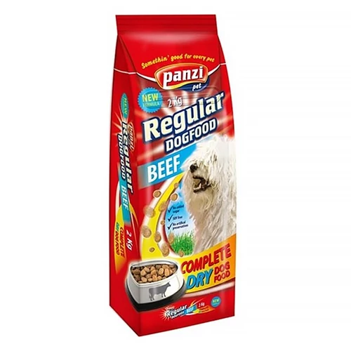 Állateledel száraz PANZI Regular felnőtt kutyáknak marhahússal 2kg