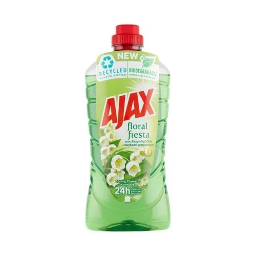 Általános tisztítószer, 1 l, AJAX, gyöngyvirág, zöld