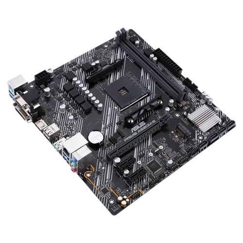 Asus Alaplap - AMD PRIME A520M-E/CSM AM4 (A520, 2xDDR4 4600MHz, 1xGBE LAN, 1xM.2, 4xSATA3, 6xUSB2.0, 7xUSB3.2)