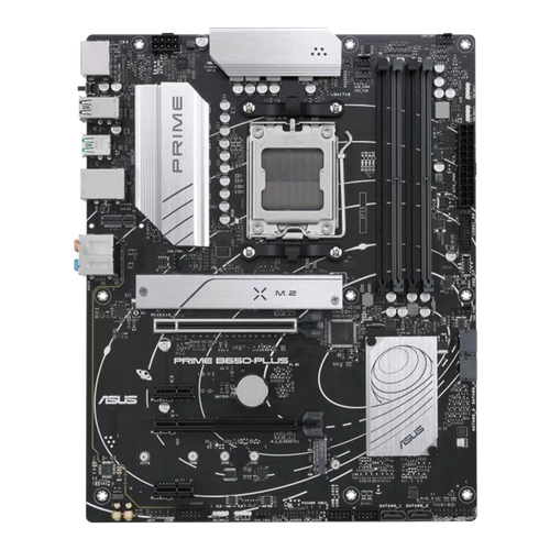 Asus Alaplap - AMD PRIME B650-PLUS AM5 (B650, ATX, 4xDDR5 6400+MHz, 4xSATA3, 2x M.2, HDMI+DP)