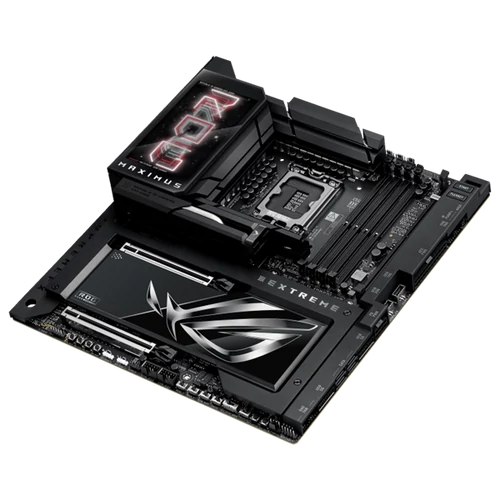 Asus Alaplap - Intel ROG MAXIMUS Z890 EXTREME LGA1851 (Z890, ATX, 4xDDR5 9200+MHz, 4xSATA3, 6xM.2, HDMI+2xThunderbolt)