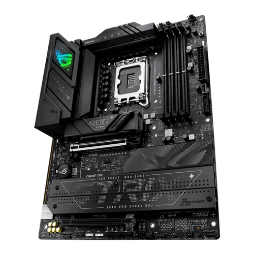 Asus Alaplap - Intel ROG STRIX B860-F GAMING WIFI s1851 (B860, 4xDDR5 9066+MHz, 4xSATA3, 4xM.2, HDMI+DP+Thunderbolt4)