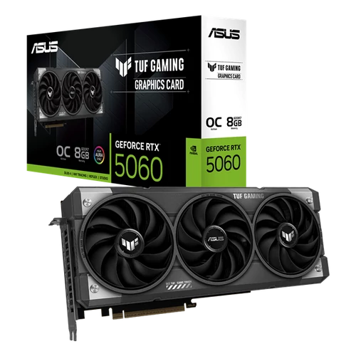 Asus Videokártya - nVidia TUF-RTX5060-O8G-GAMING (8192MB, GDDR7, 128bit, 1xHDMI, 3xDP)