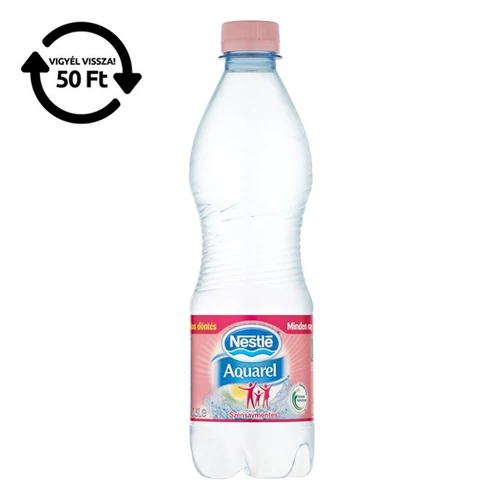 Ásványvíz, szénsavmentes, NESTLÉ AQUAREL, 0,5 l