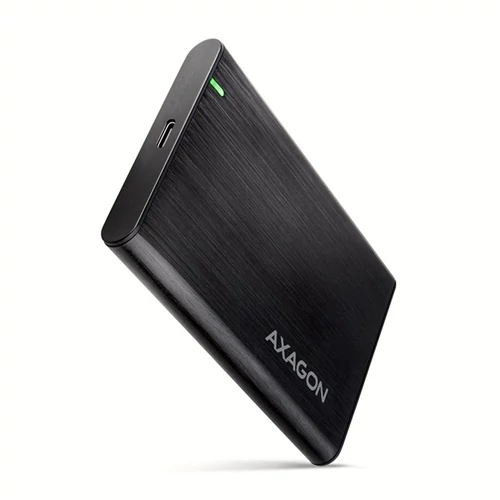 Axagon EE25-A6C USB 3.2 fekete csavar nélküli külső alumínium 2,5