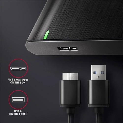 Axagon EE25-A6M USB 3.2 fekete csavar nélküli külső alumínium 2,5