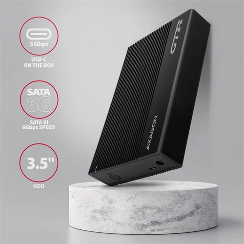 Axagon EE35-GTR USB-C 3.2 Gen 1 SATA 6G 3,5