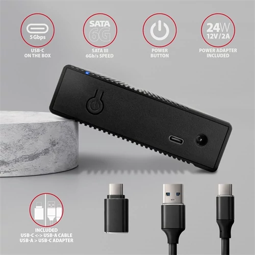 Axagon EE35-GTR USB-C 3.2 Gen 1 SATA 6G 3,5