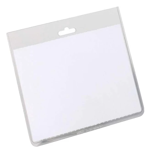 Azonosítókártya-tartó, 60x90mm, hajlékony, vízszintes, DURABLE, 20db/cs