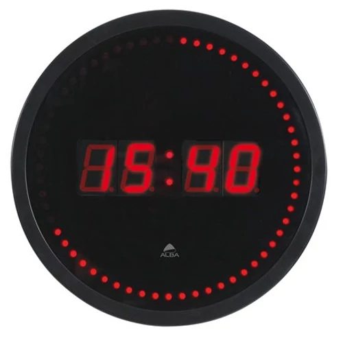 Falióra, LED kijelzős, 30 cm, ALBA 