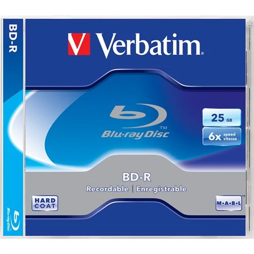 VERBATIM BRV-6 BD-R normál tokos Blu-Ray lemez