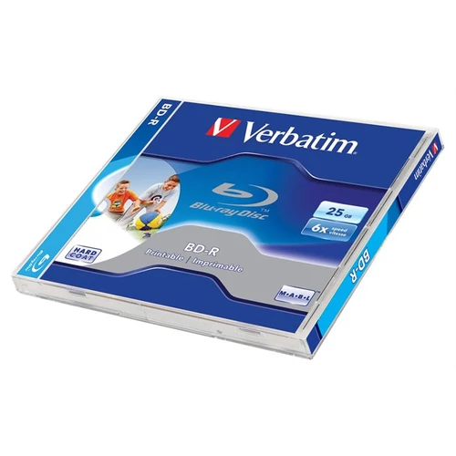VERBATIM BRV-6N BD-R nyomtatható normál tokos Blu-Ray lemez