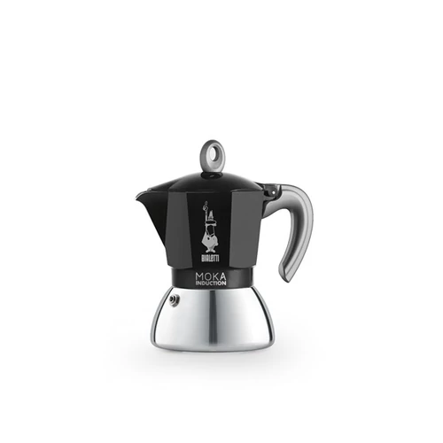 Bialetti Moka 6934 Induction 4 személyes indukciós fekete kotyogós kávéfőző