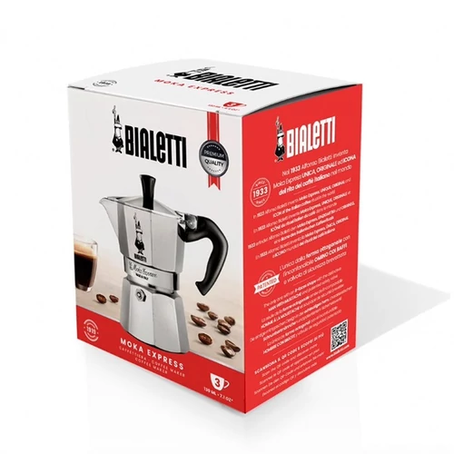 Bialetti Moka Express 18 személyes inox kotyogós kávéfőző