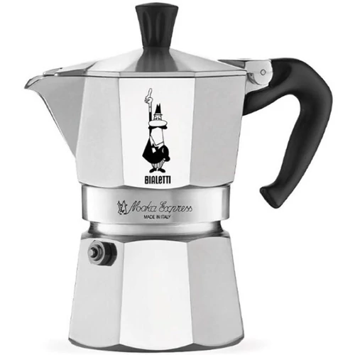 Bialetti Moka Express 1 személyes inox kotyogós kávéfőző