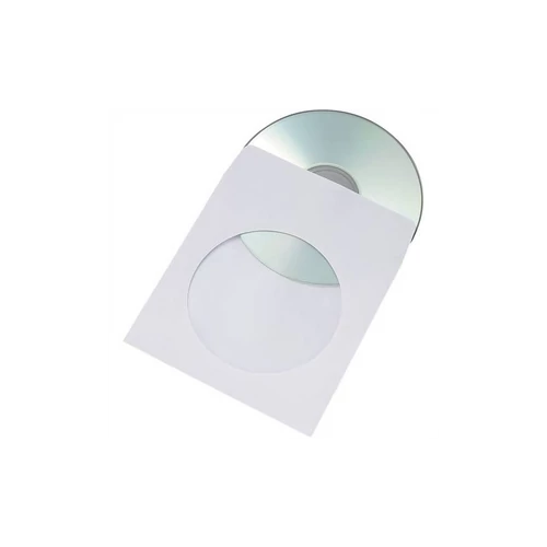 Boríték TCD öntapadó körablakos cd papírtok 125x125mm, 1000 db Bluering®