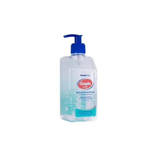 Kézfertőtlenítő gél, alkoholos, 500 ml, BRADOLIFE
