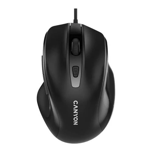 Egér, vezetékes, optikai, USB, CANYON 