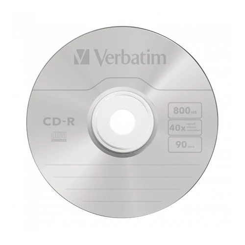 VERBATIM CDV8040 CD-R 90min normál tokos CD lemez