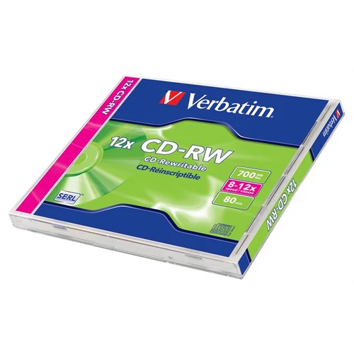 VERBATIM CDVU7010 CD-RW normál tokos CD lemez