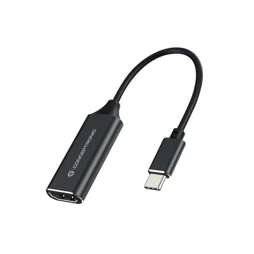 Conceptronic átalakító - ABBY03B (USB-C 3.2 to HDMI, 4K/60Hz, aluminium, fekete)