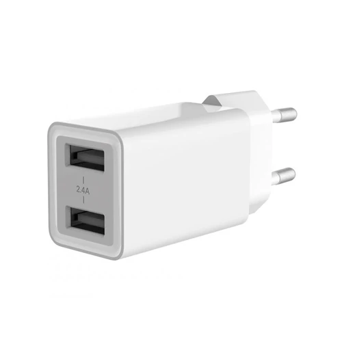 Conceptronic telefon töltő adapter - ALTHEA06W (2xUSB-A, 12W, fehér)