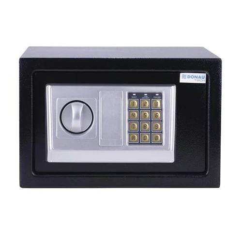 Bútorszéf, elektronikus zár, 310x200x200 mm, DONAU 
