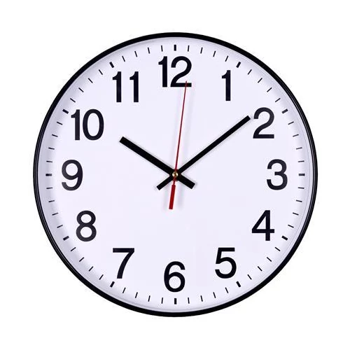 Falióra, 34 cm, OFFICE PRODUCTS, fekete keret