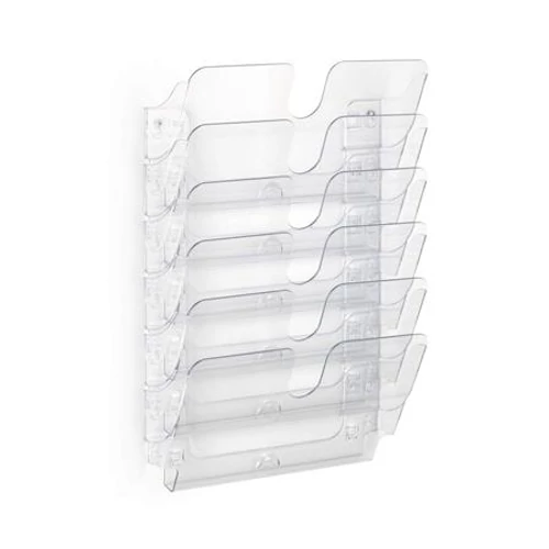 Prospektustartó, fali, fekvő, A4, DURABLE 