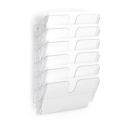 Prospektustartó, fali, fekvő, A4, DURABLE 