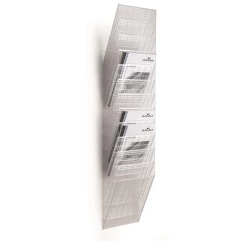 Prospektustartó A4, Durable Flexibox 12 áttetsző