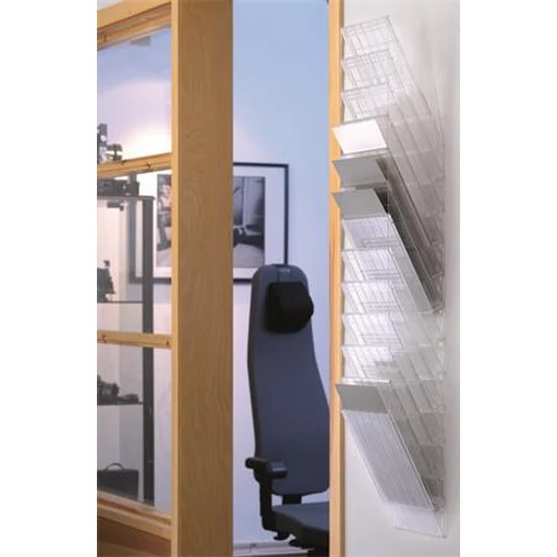 Prospektustartó A4, Durable Flexibox 12 áttetsző