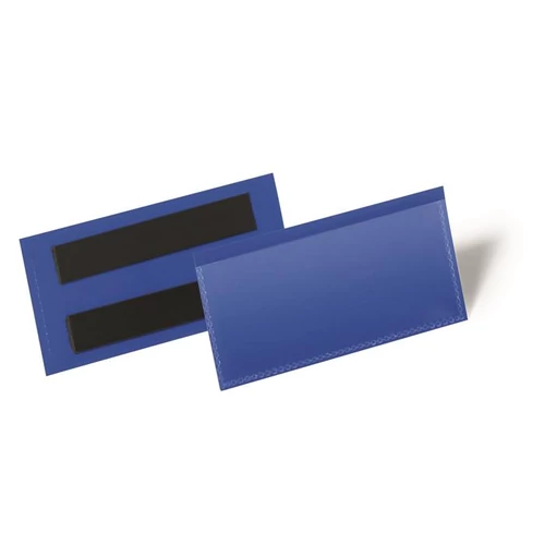 Mágneses dokumentum tároló zseb 100x38mm, 50 db/csomag, Durable