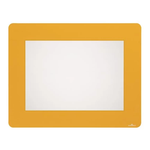 Padlójelölő ablak,sárga, A4, eltávolítható, DURABLE, 10db/cs