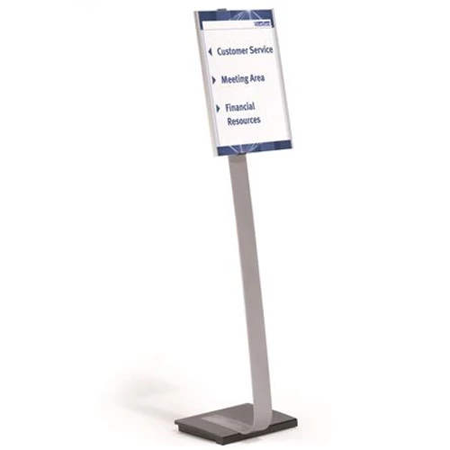 Padlóállvány A3, Durable Info Sign ezüst