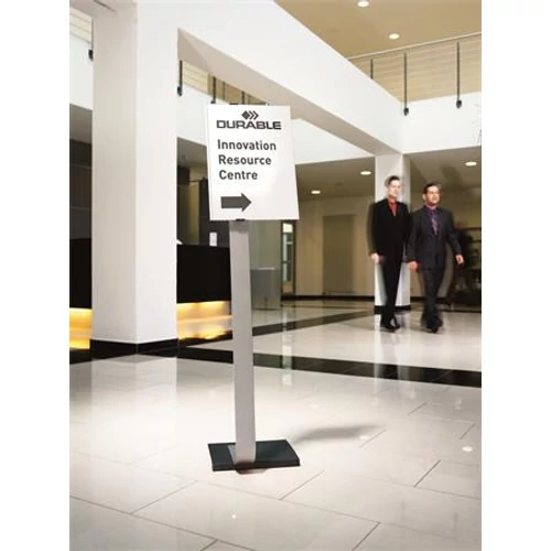 Padlóállvány A3, Durable Info Sign ezüst