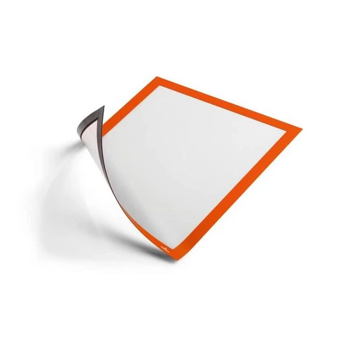 Infokeret A4, 5 db/csomag, Durable Duraframe® Magnetic narancssárga