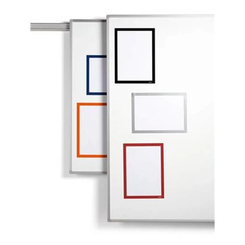 Infokeret A4, 5 db/csomag, Durable Duraframe® Magnetic narancssárga