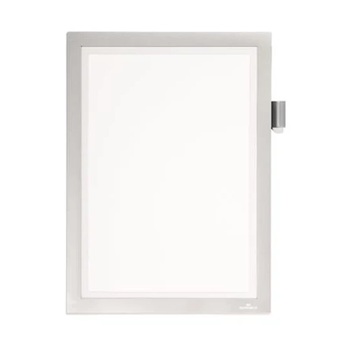Mágneses tasak, A4, öntapadó, jegyzetelhető, DURABLE DURAFRAME® 