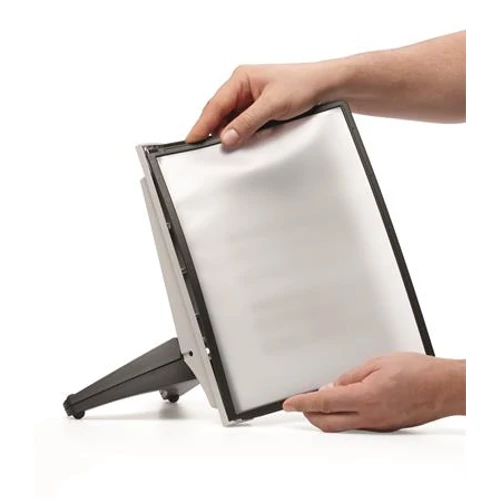 Bemutatótábla tartó, A4, 5 db panellel, Durable Sherpa Soho fekete