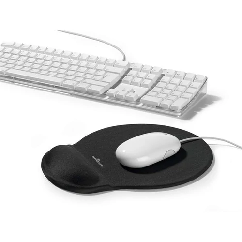 Egérpad csuklótámasszal, géltöltésű, Durable fekete
