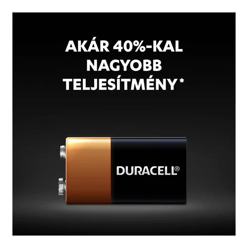 Elem, 9V, 1 db, DURACELL 