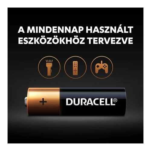Elem, AA ceruza, 18 db, DURACELL 
