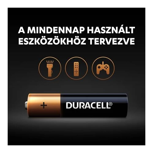 Elem, AAA mikro, 18 db, DURACELL 