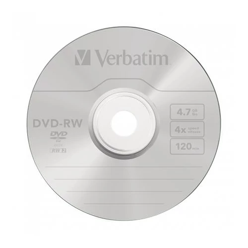 VERBATIM DVD-RW 4,7GB 4X normál tokos DVD lemez