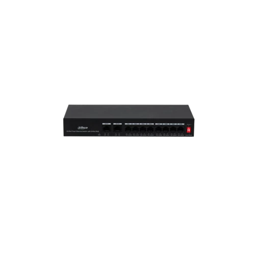 Dahua PFS3010-8ET-65 8x 10/100(PoE+/PoE)+2x 10/100 uplink, 65W PoE switch