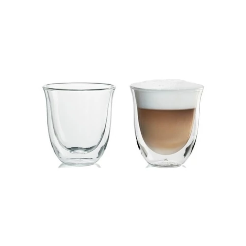 DeLonghi cappuccino üvegpohár, 2 db