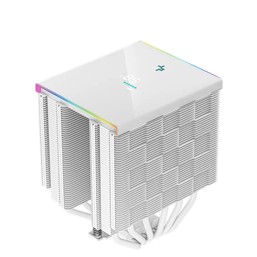 DeepCool CPU Cooler - AK620 DIGITAL SE WH (28 dB; max, 117,21 m3/h; 4pin csatlakozó, 6 db heatpipe, 2x12cm, PWM, RGB)