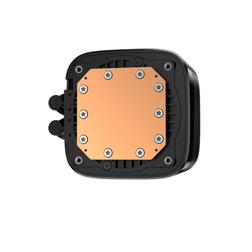 DeepCool CPU Water Cooler - LD240 (max 21dB; max. 122,39 m3/h; 2x12cm, LED kijelző, fekete)