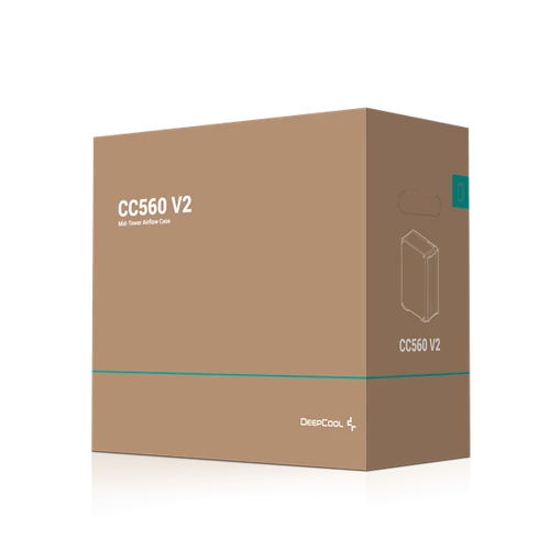 DeepCool CC560 Tempered Glass Black